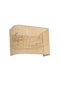Opviq Lámpara de Pared Rectangular con Tapa de Bambú Trenzado Beige